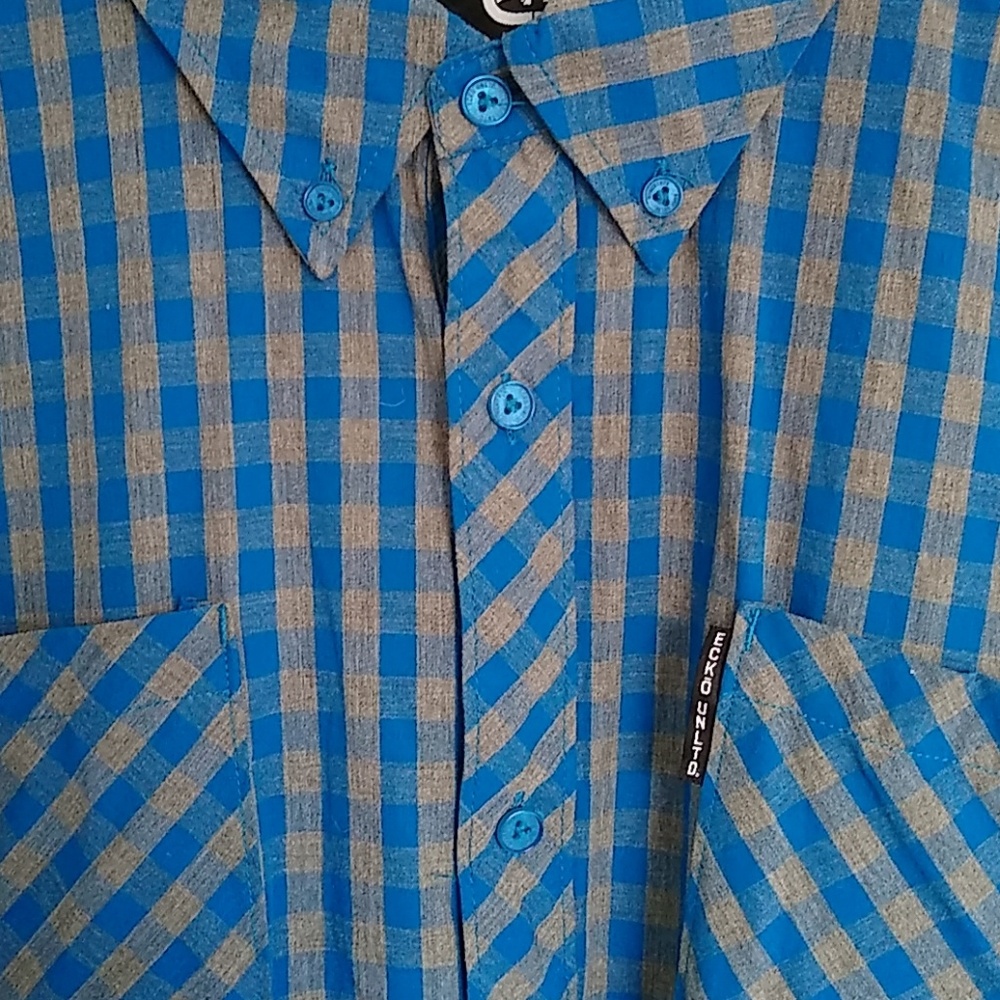 Plaid Mechanic Polo - Picture 1 of 4